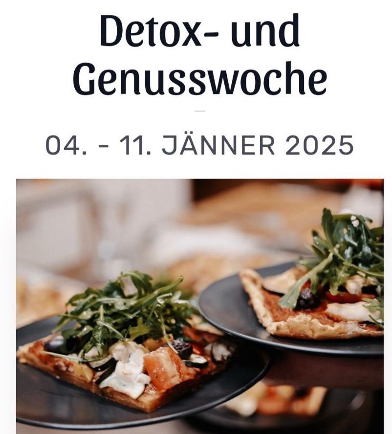 Detox Genusswoche